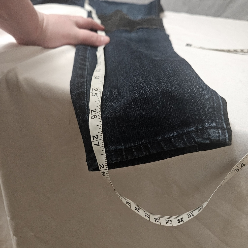 Marc By Marc Jacobs Dark Wash Mid Rise Patchwork Skinny Jeans Size 29! - Picture 8 of 8
